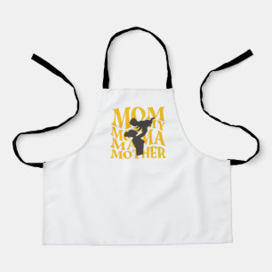 Happy time with  mum  and baby apron