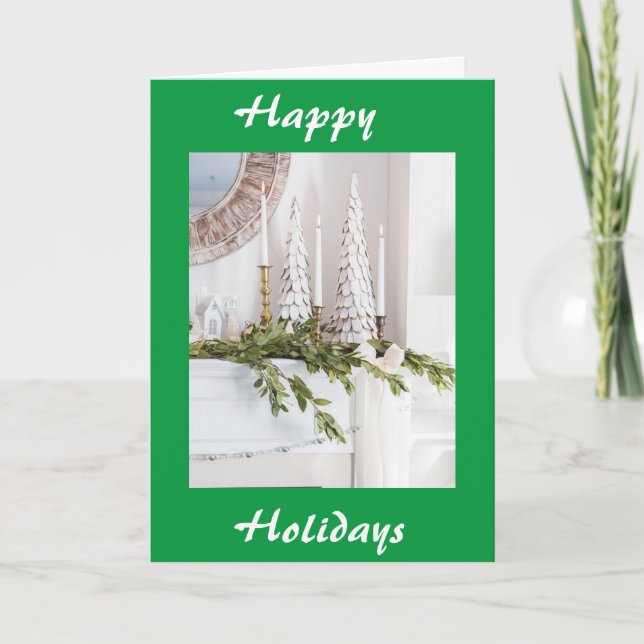**HAPPY** TIMES ARE WISHED THIS CHRISTMAS SEASON H HOLIDAY CARD (Front)