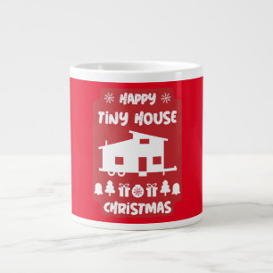 Happy Tiny House Christmas   Large Coffee Mug