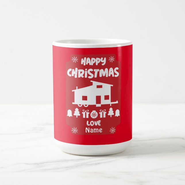 Happy Tiny House Christmas  Magic Mug (Center)