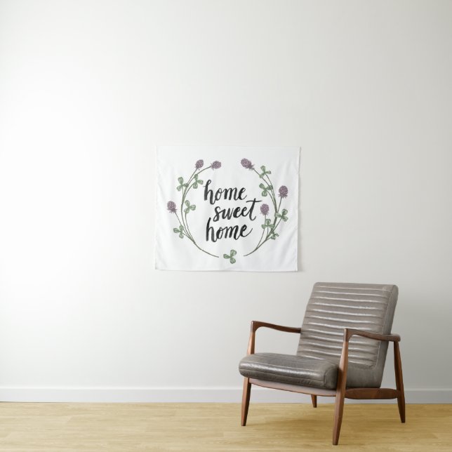 Happy to Bee Home Words I | Home Sweet Home Tapestry (In Situ (Horizontal))