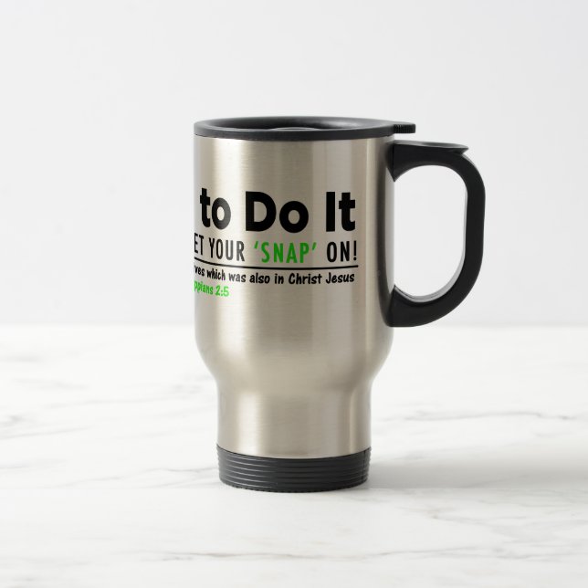 Happy To Do It - Travel/Commuter Mug (Right)
