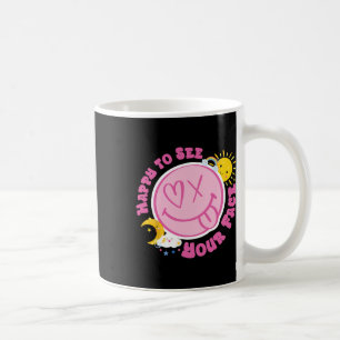 Happy To See Your Face Funny Cute Face Back To Sch Coffee Mug