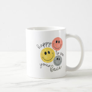 Happy To See Your Face Teacher Disco Ball Back To  Coffee Mug