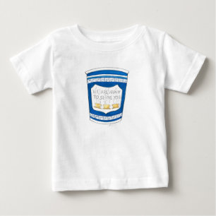 Happy to Serve You Blue Greek Diner Coffee Cup NYC Baby T-Shirt
