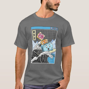 Happy Toaster Jelly Peanut Butter Toast Kawaii Vap T-Shirt