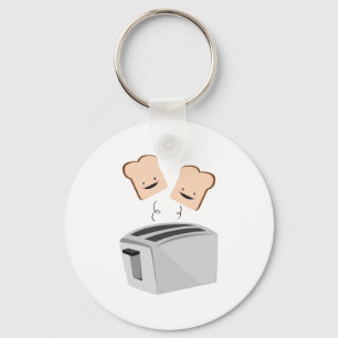Happy Toaster Key Ring