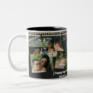 Happy Together – Personalised Photo Mug with 3 Pic