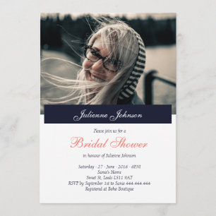 Happy Together Photo Bridal Shower Invitation