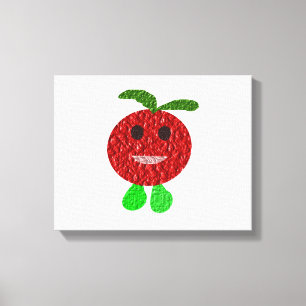 Happy Tomato Canvas Print