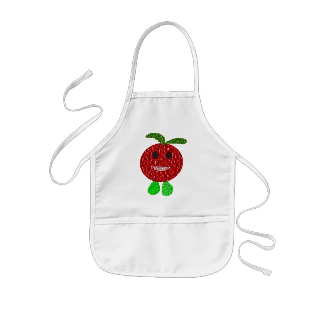 Happy Tomato Kids Cooking Apron (Front)