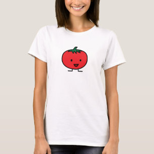 Happy Tomato Red Vegetable Fruit T-Shirt