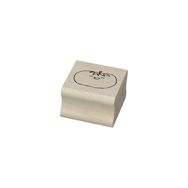 Happy Tomato Rubber Stamp (Stamp)