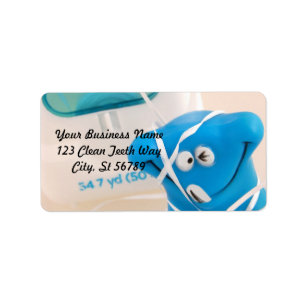 Happy Tooth Address Label