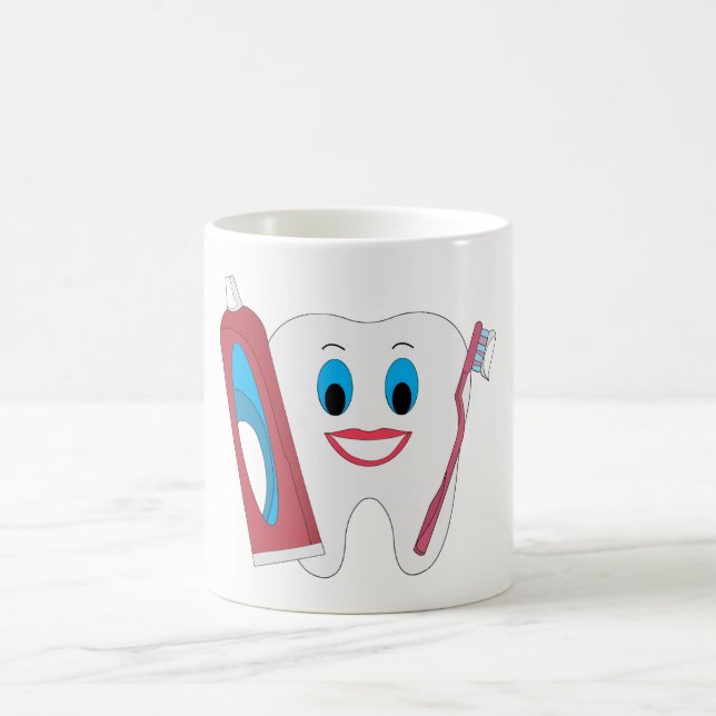 Happy Tooth Coffee Mug (Center)