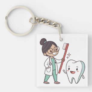 Happy Tooth Dental Care  Key Ring