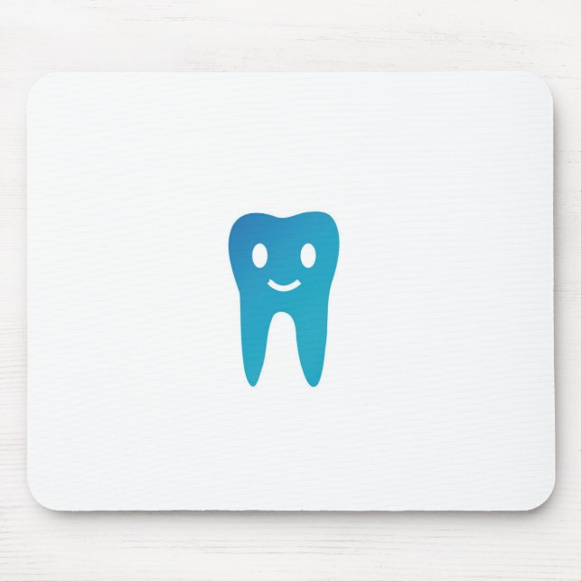 Happy tooth mouse mat (Front)