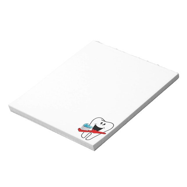 Happy tooth notepad (Rotated)