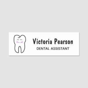 Happy Tooth Paediatrics Dentist Name Tag