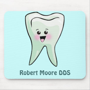Happy Tooth Personalised (Any Name) Mouse Mat