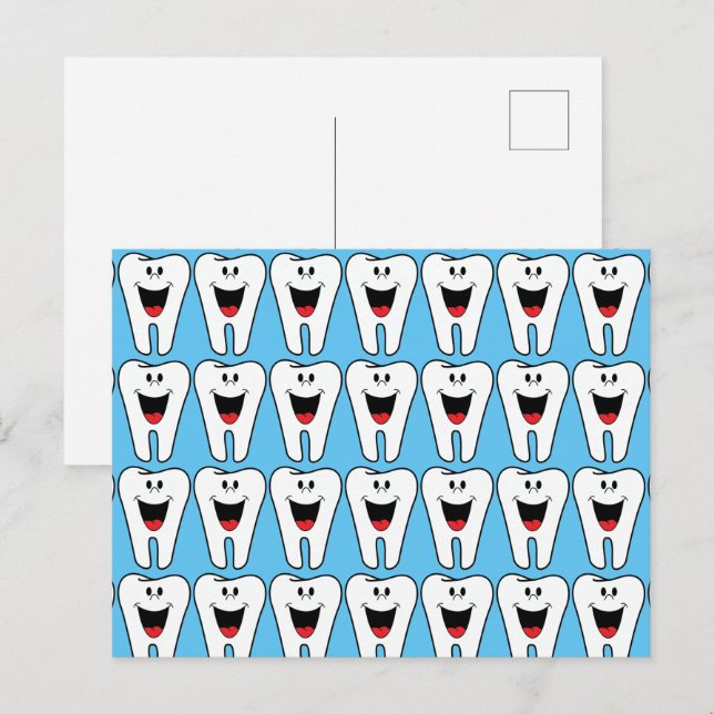 Happy Tooth  Postcard (Front/Back)