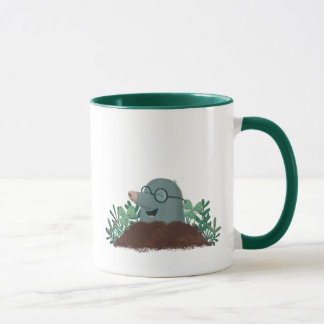 Happy topo mask with glasses mug