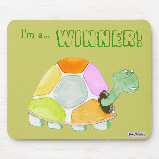 Happy Tortoise Mousemat (Front)