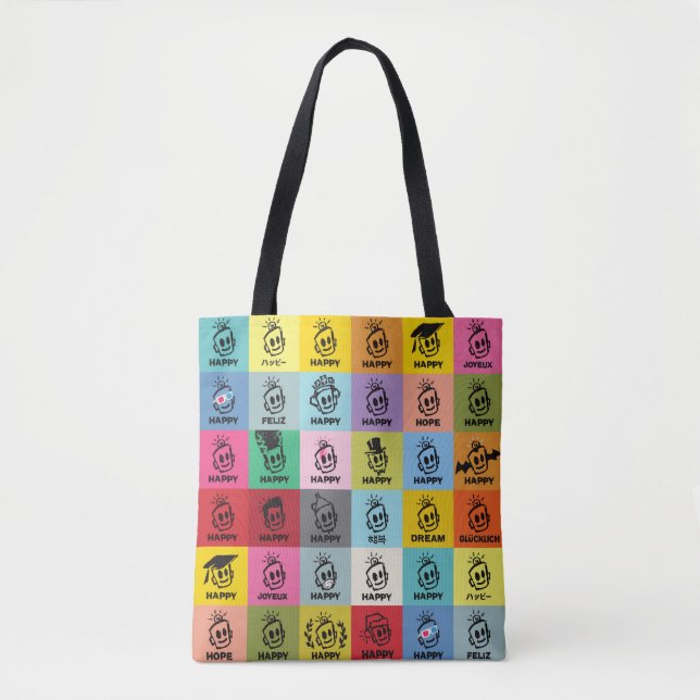 HAPPY tote Bag (Front)