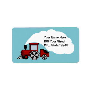 Happy Tracks Address Label