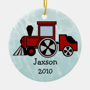 Happy Tracks Choo Choo Ceramic Tree Decoration