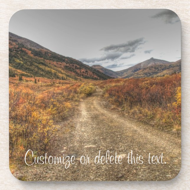 Happy Trail; Customisable Coaster (Front)
