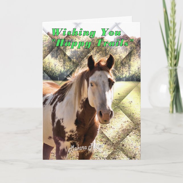 Happy Trails Graduation Card (Front)