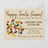 Happy Trails Trail Mix Going Away Retirement Party