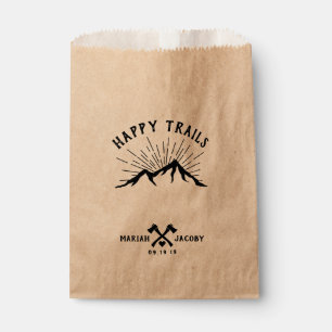 Happy Trails Wedding Favour DIY Trail Mix Bags