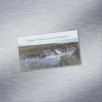 Happy Travels retirement magnet