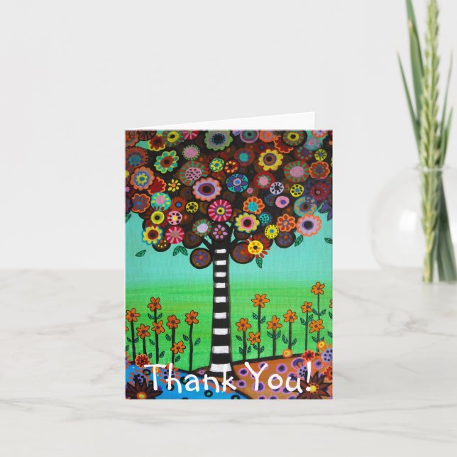 HAPPY TREE Thank You Card (Front)