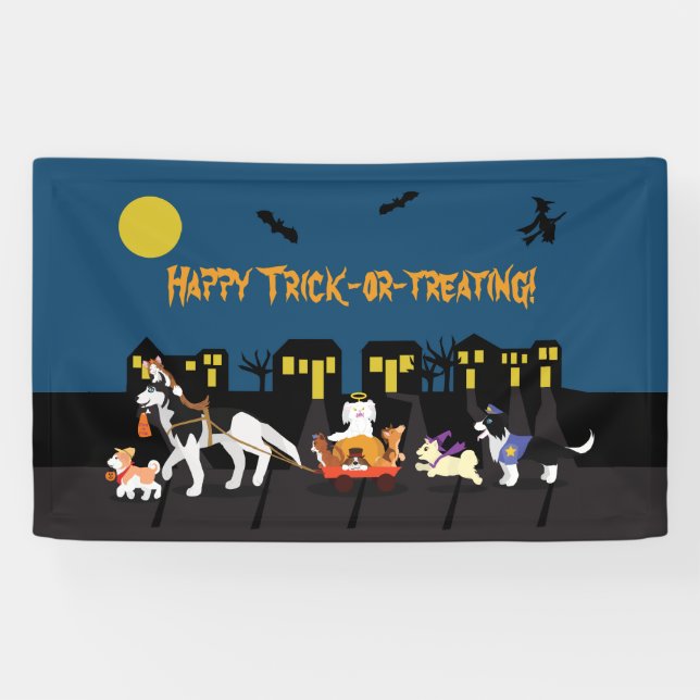 Happy Trick or Treating! Banner (Horizontal)