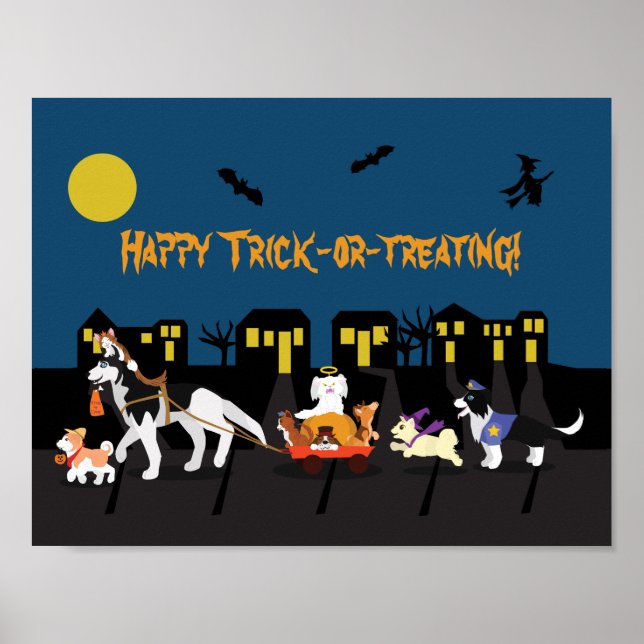 Happy Trick or Treating! Poster (Front)