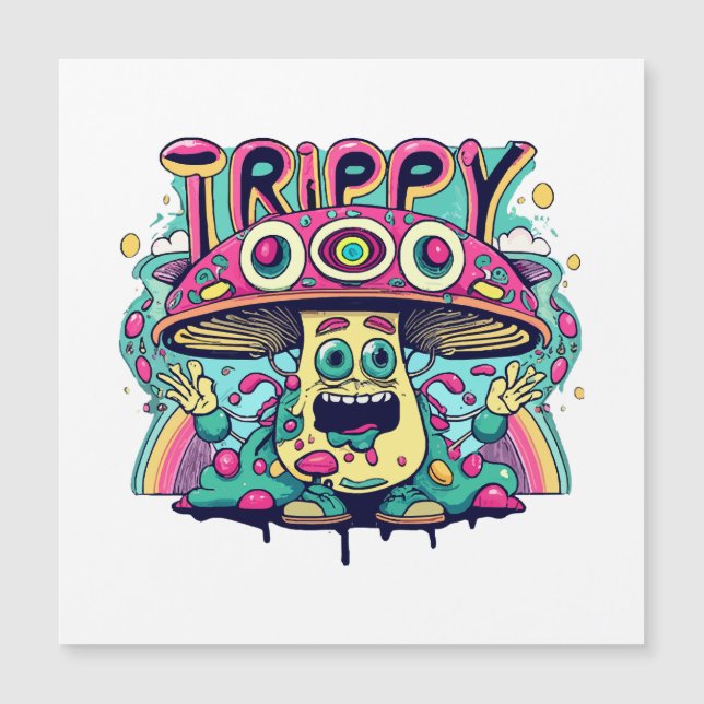 Happy Trippy Mushroom (Front)
