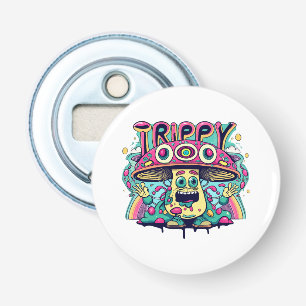 Happy Trippy Mushroom Bottle Opener