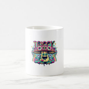 Happy Trippy Mushroom Coffee Mug