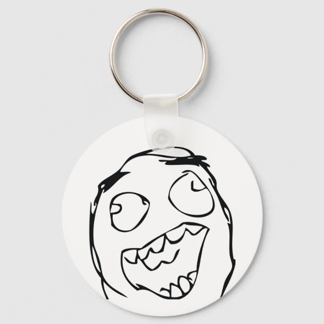 Happy Troll Key Ring (Front)