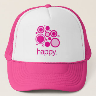 happy trucker hat