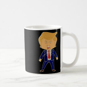 Happy Trump Cartoon – Funny 2026 Meme Trend Graphi Coffee Mug