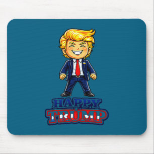 Happy Trump Trump Quote Trump Illustration Mouse Mat