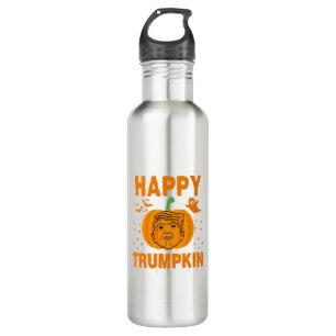 Happy Trumpkin Make Halloween Great Again 710 Ml Water Bottle