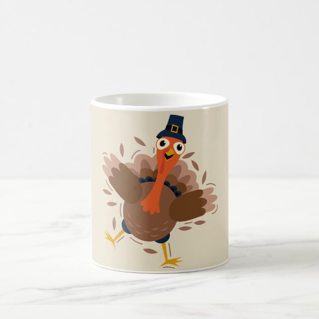Happy Turkey Coffee Mug (Center)