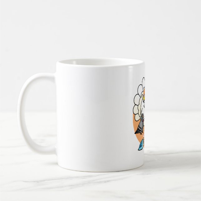 Happy Turkey Day Coffee Mug (Left)