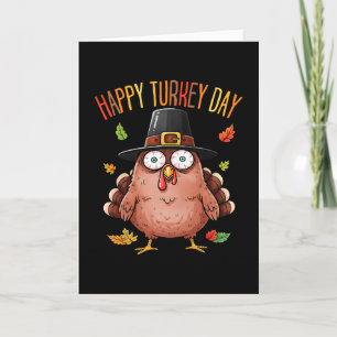 Happy Turkey Day Shirt Funny Thanksgiving For Men Card