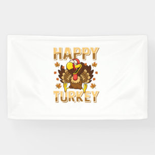 Happy Turkey Day Shirt Thanksgiving Day  Holiday G Banner